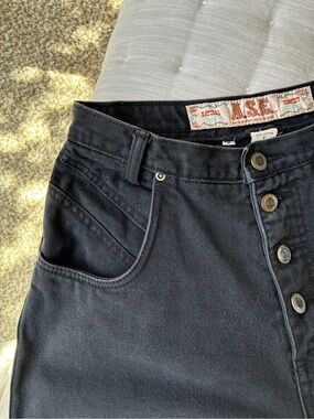 VINTAGE American Sportswear Exchange A.S.E. 90's/Y2K High Waist Jeans - Black XS
